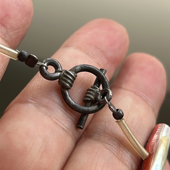 🖤Vtg MOP necklace - Picture 7 of 13